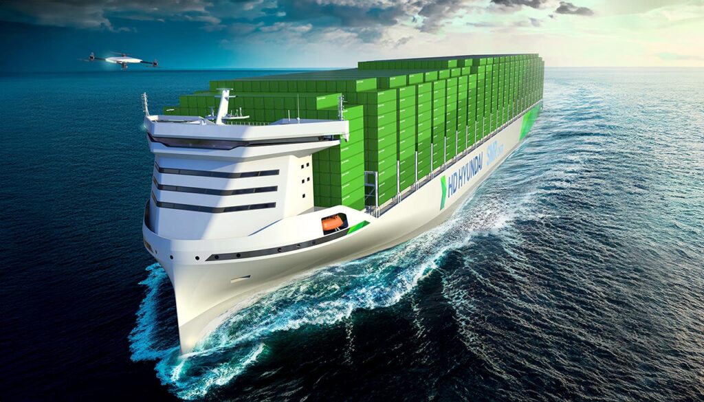 Hyundai presents a project for a nuclear-powered container ship