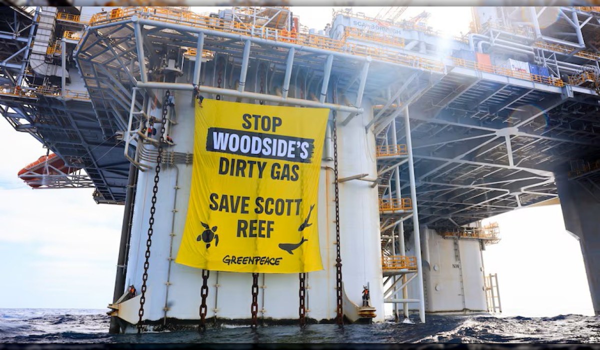 offshore gas protest