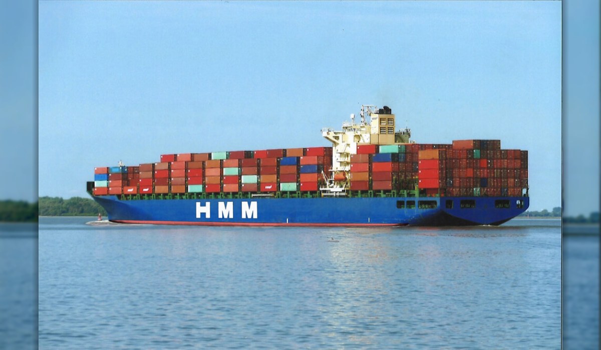 container fire